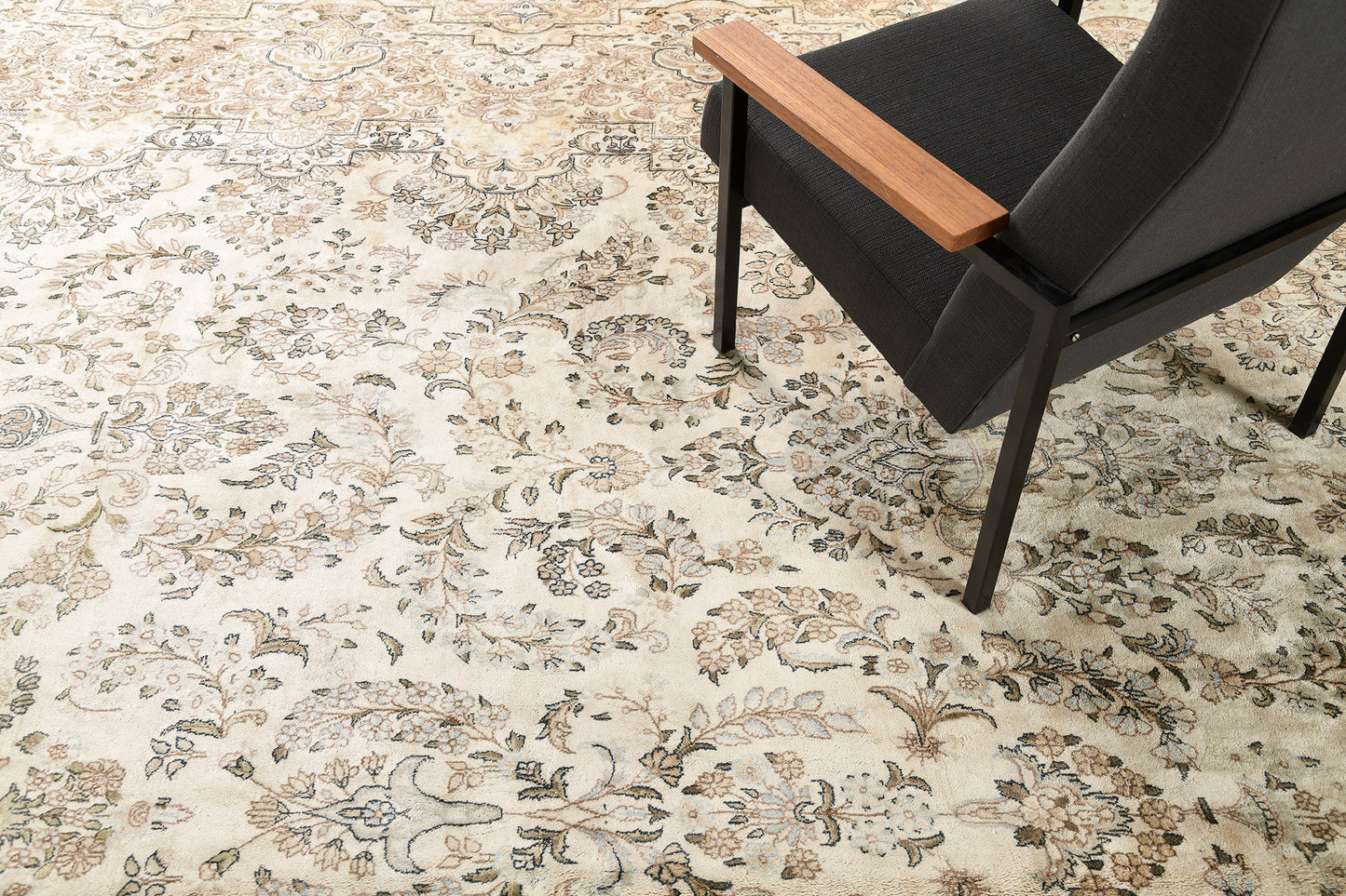 Persian Rug 3745 Vintage Persian Kerman Rug 59652