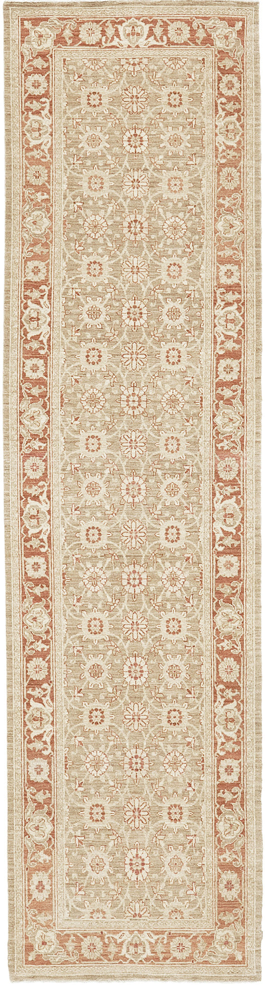 Natural Dye Varamin Design Runner D5065 Divine
