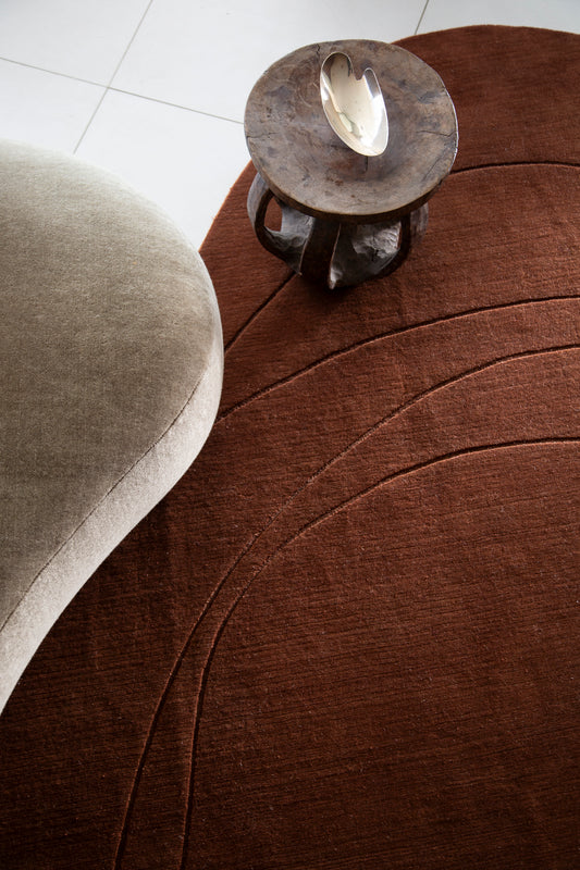 Aalto.01 by Jenni Lauri, Cognac - overhead flat lay view
