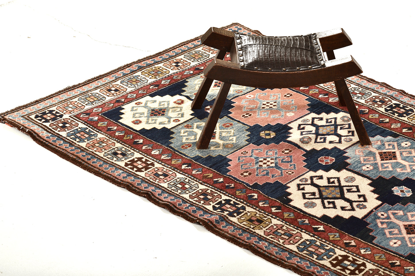 Vintage Kazak Revival Rug