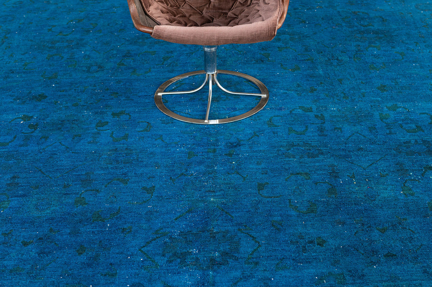 Overdyed Vintage Style Rug