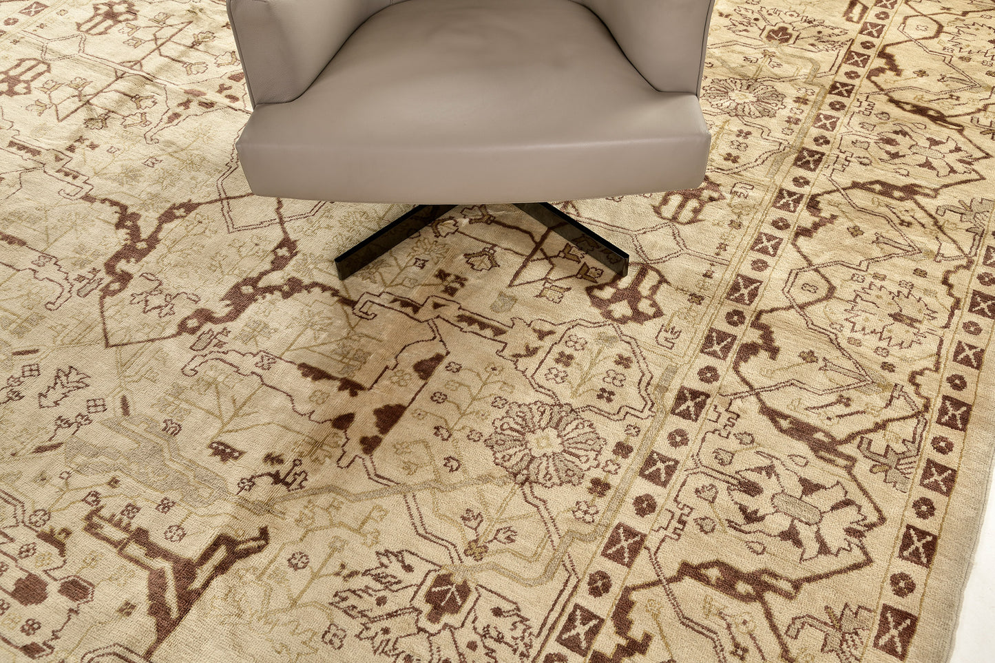 Natural Dye Sultanabad Revival Rug