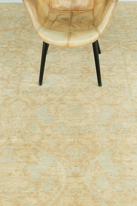 Vintage Style Transitional Style Arts and Crafts Rug D5207