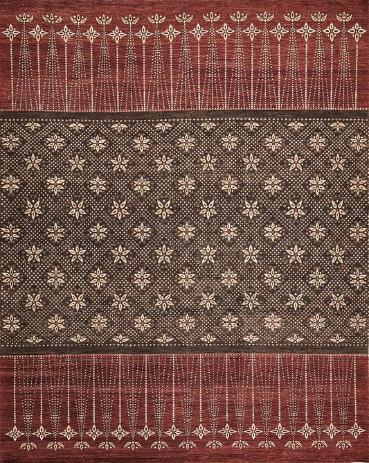 Natural Dye Shawl Design D5068 Bliss