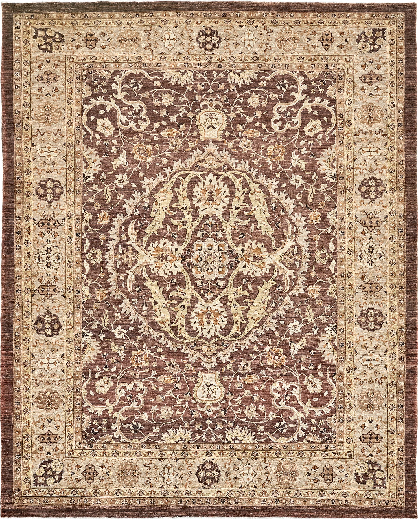 Natural Dye Tabriz Hadji Jallili Rug