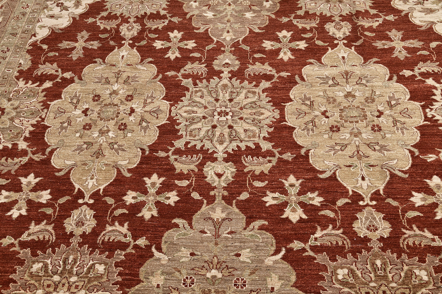 Natural Dye Allover Mahal Design Divine Collection D5003