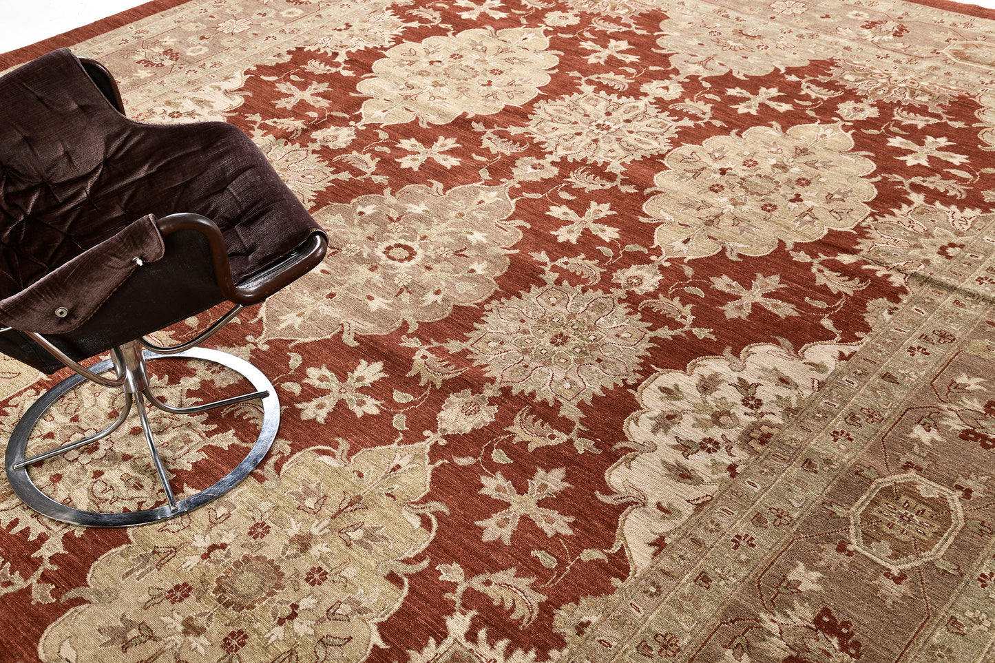 Natural Dye Allover Mahal Design Divine Collection D5003