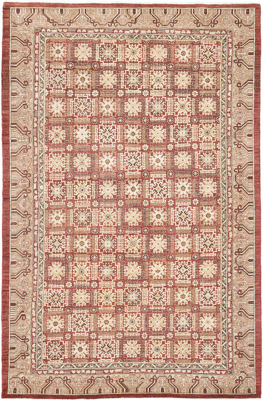 Natural Dye Khotan Panel Design Bliss Collection D5146