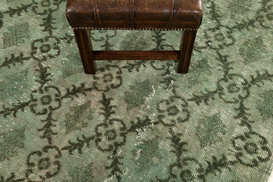 Overdyed Vintage Turkish Anatolian Rug