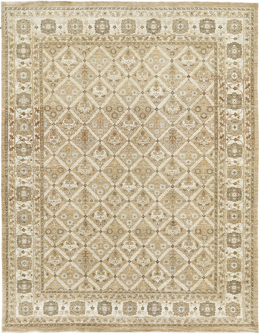 Vintage Style Mahal Panel Design Rug D5141