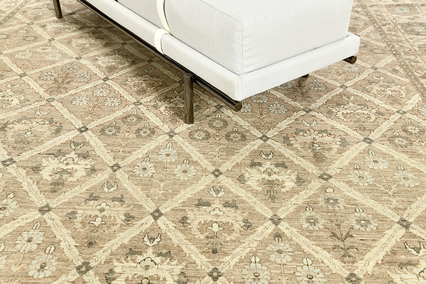 Vintage Style Mahal Panel Design Rug D5141