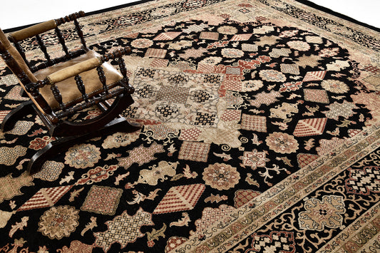 Natural Dye Kashan Mohtasham Revival D5007 Fable