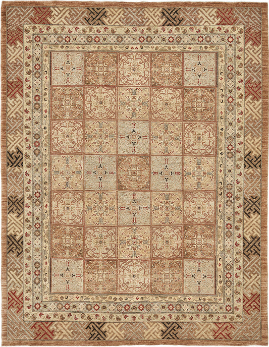 Natural Dye Khotan Panel Design Bliss Collection D5142