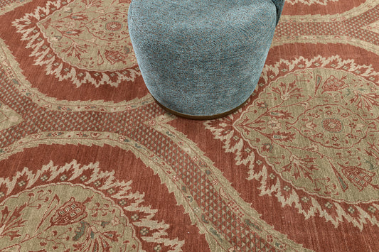 Natural Dye Transitional Design Rug