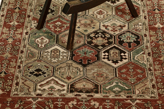 Natural Dye Josheghan Panel Design Rug D376 Divine