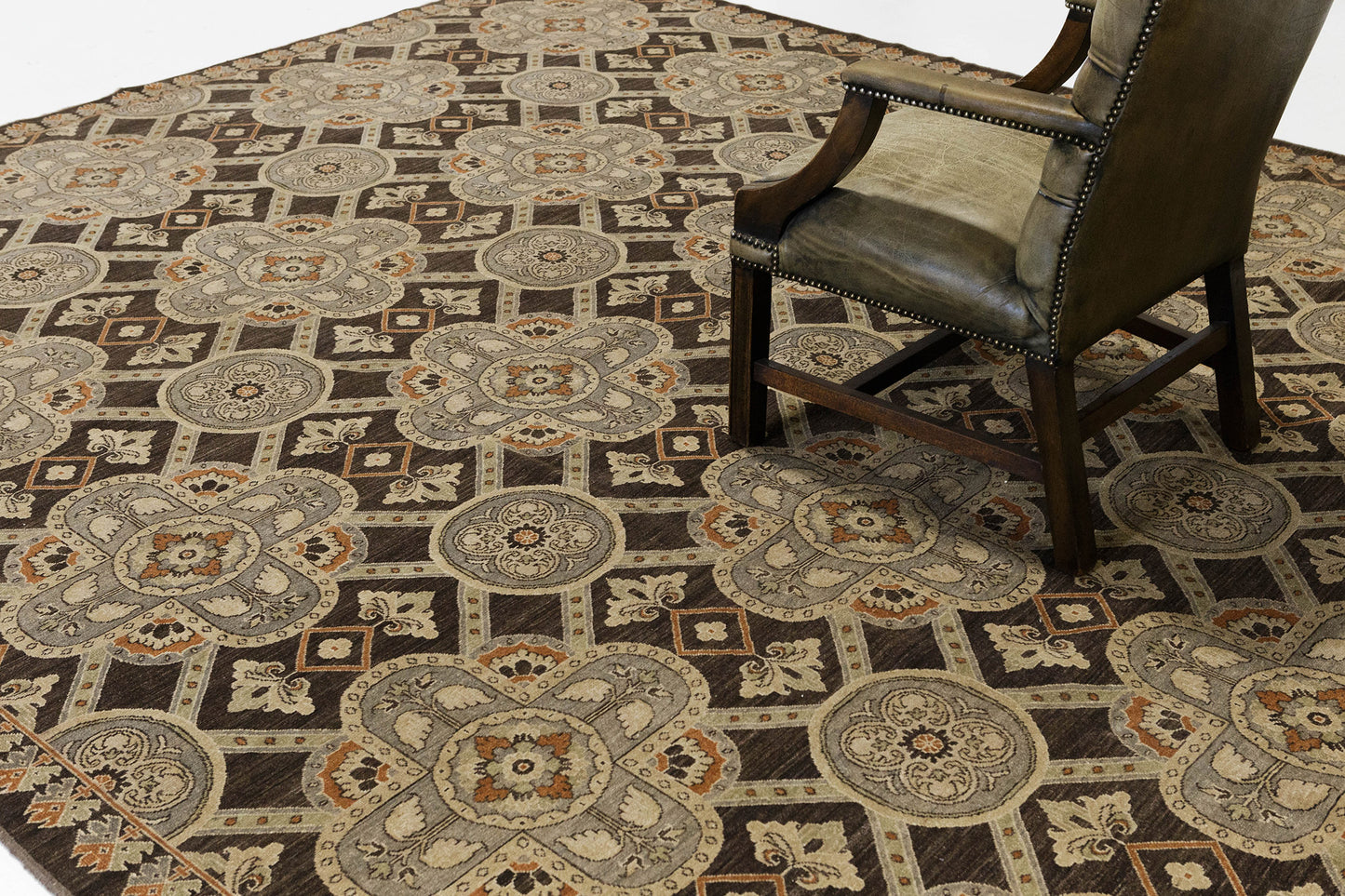 Natural Dye Arts & Crafts Revival Rug