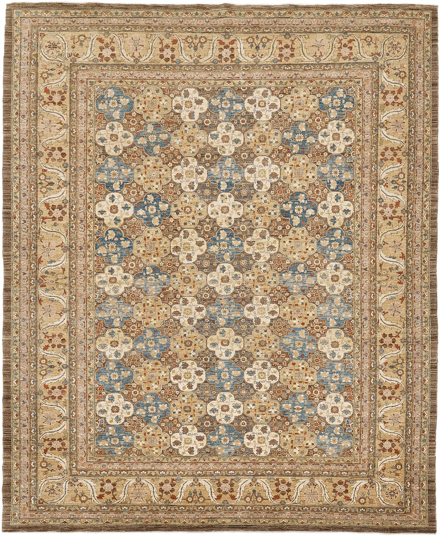 Natural Dye Tabriz Revival Rug