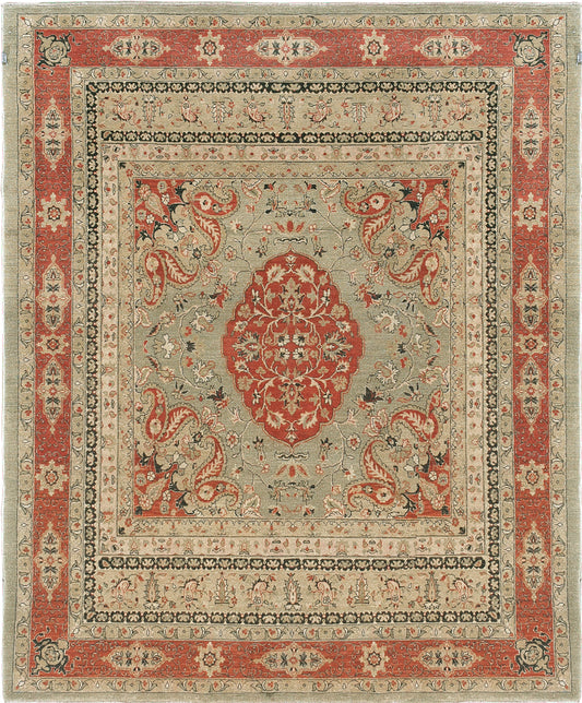 Natural Dye Kashan Mohtasham Design Rug D5001 Fable