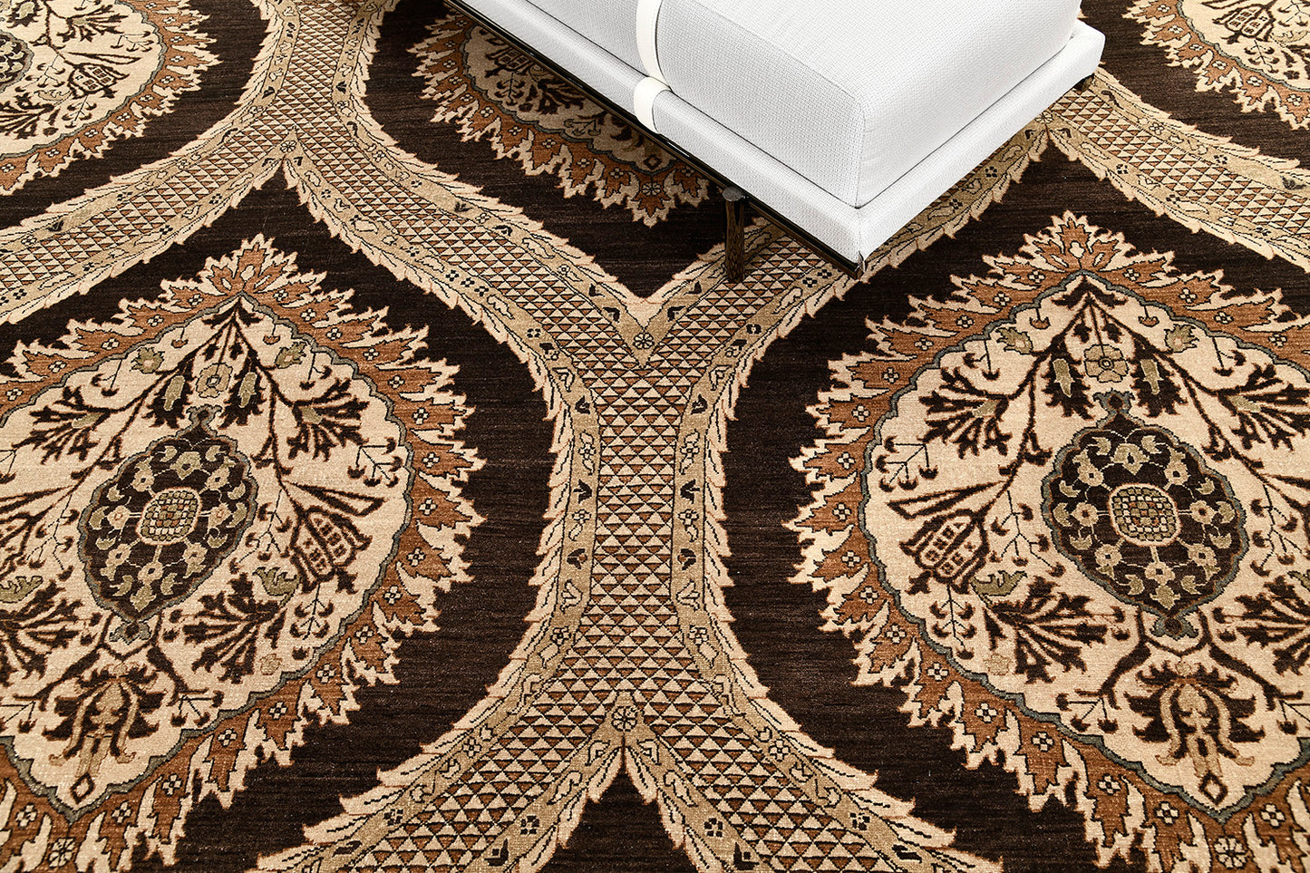 Natural Dye Transitional Design Rug