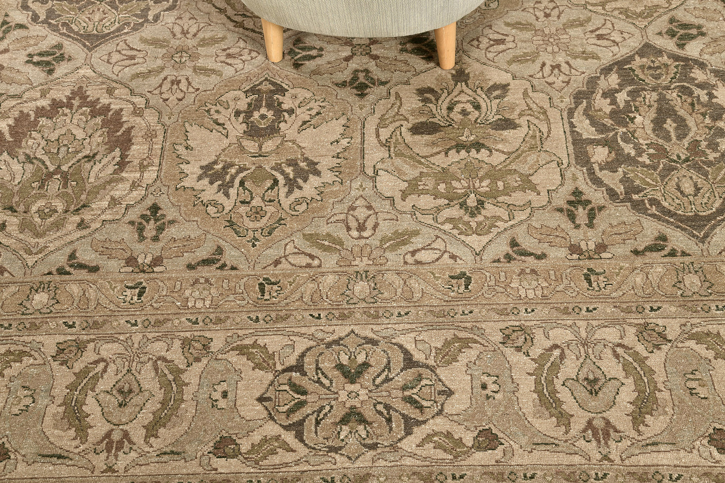 Natural Dye Lavar Kerman Panel Design Revival D5225 Bliss