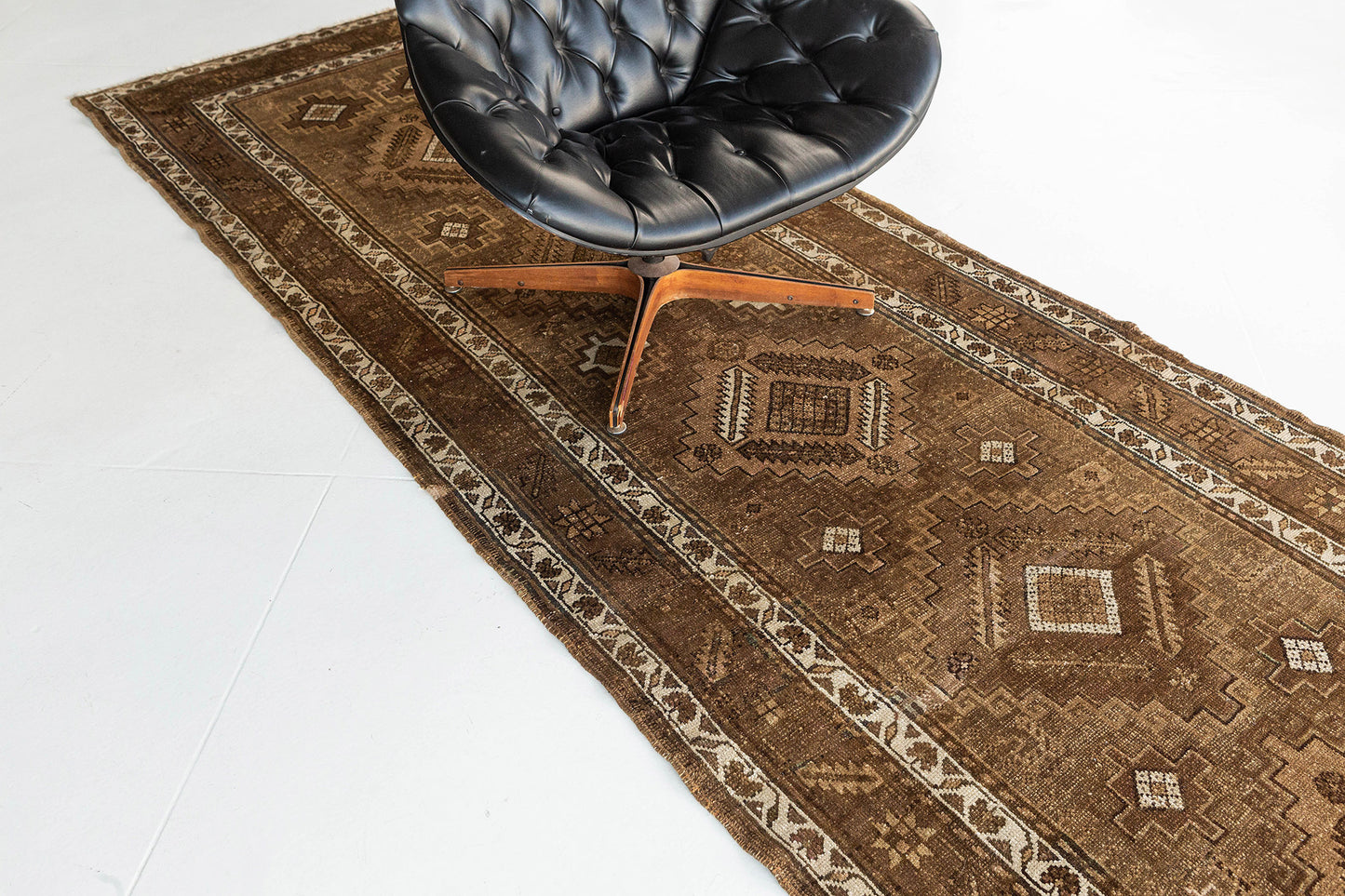 Persian Rug 3970 Vintage Persian Malayer Runner 12777