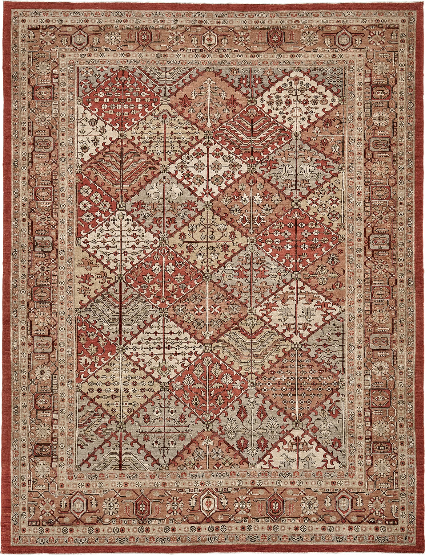 Natural Dye Bakhtiari Garden Revival Rug