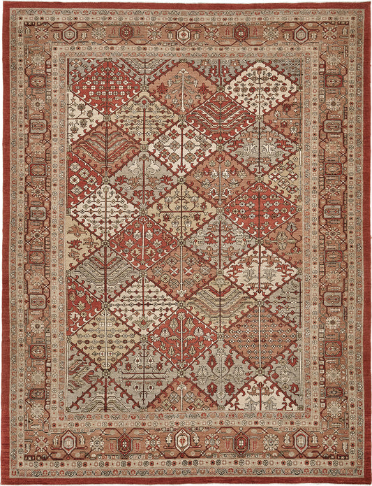 Natural Dye Bakhtiari Garden Revival Rug