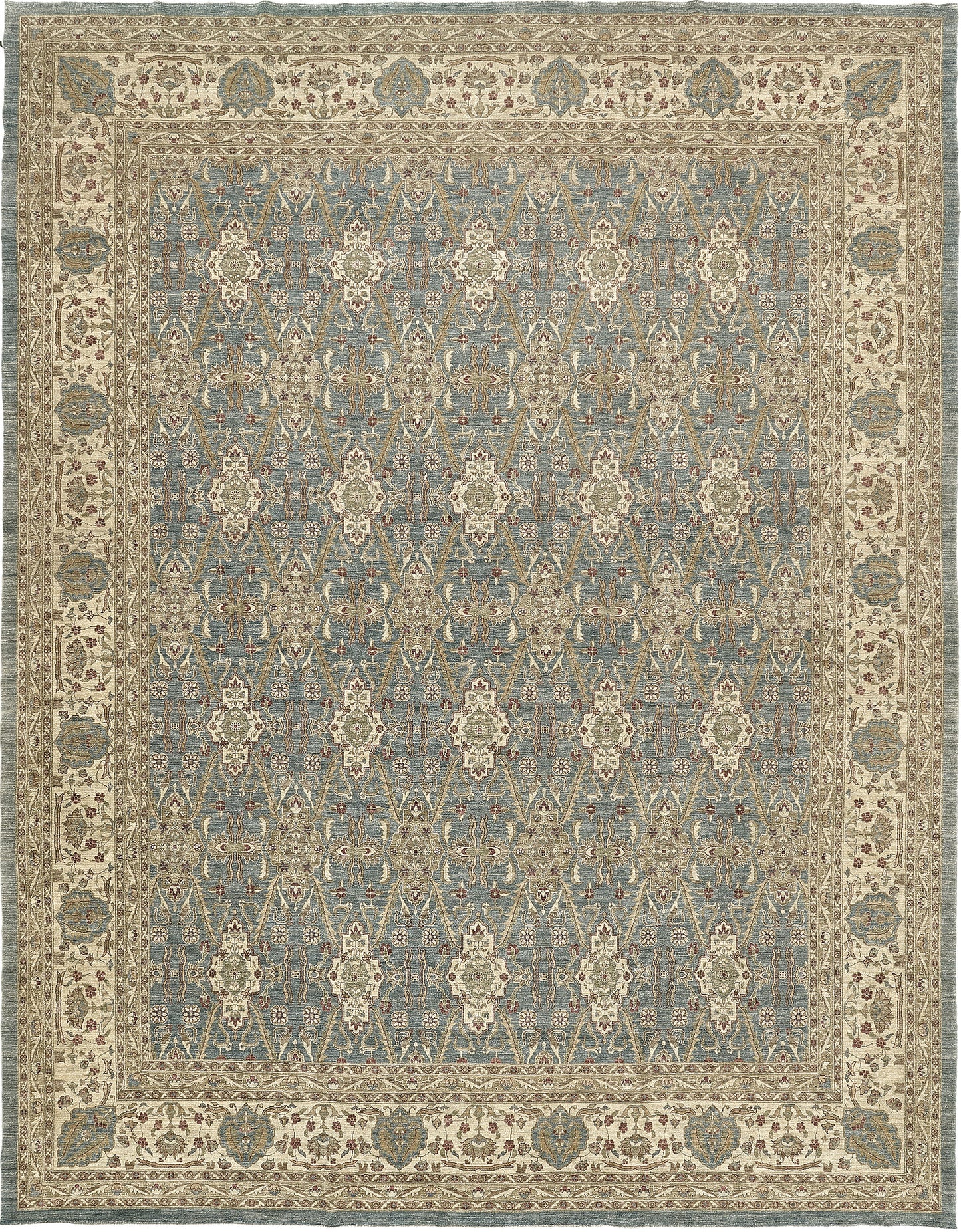 Natural Dye Agra Allover Design Rug Bliss Collection