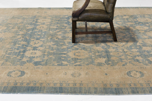 Vintage Style Sultanabad Revival Rug