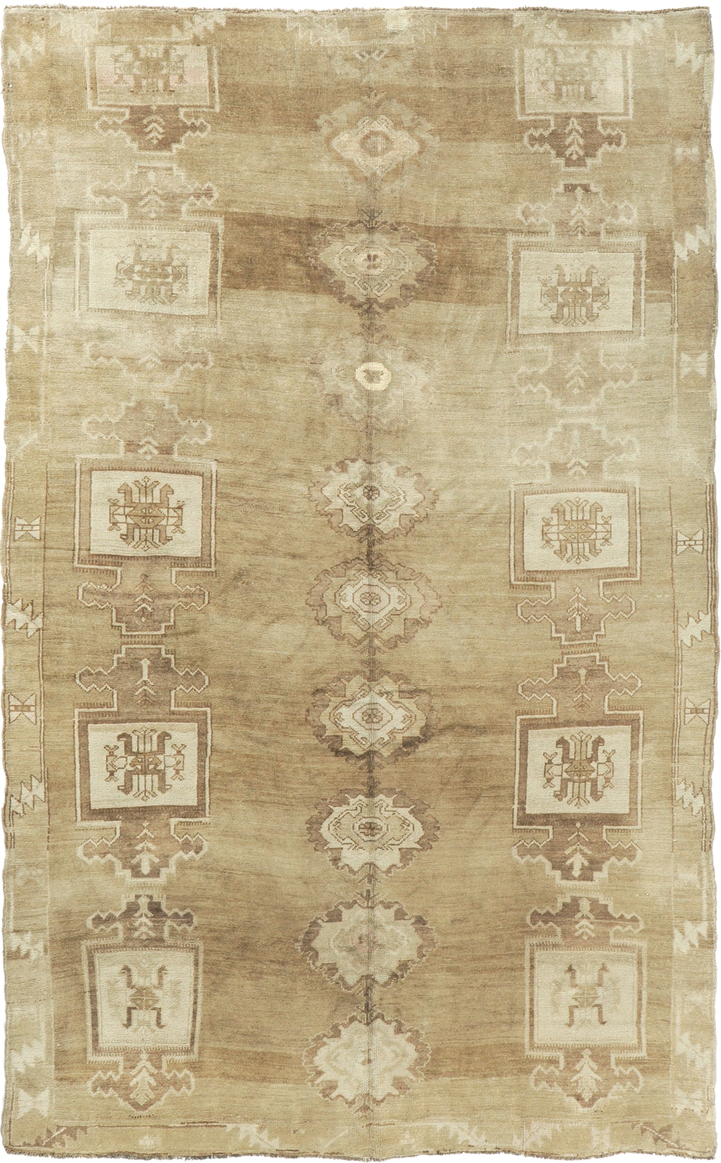 Vintage Turkish Anatolian Kars Rug