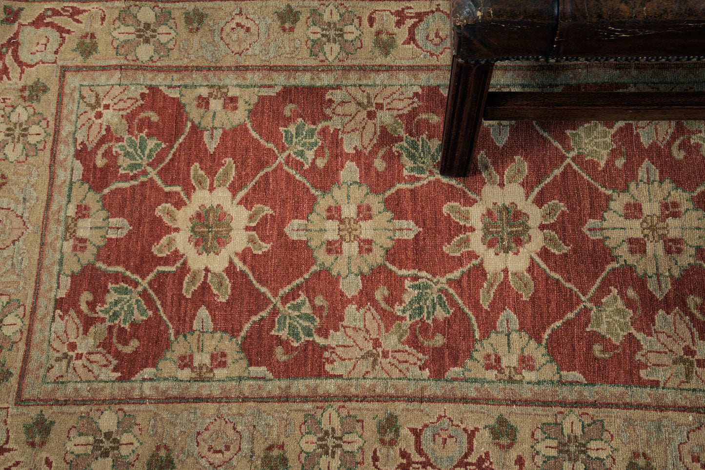 Natural Dye Varamin Design Runner D5065 Divine