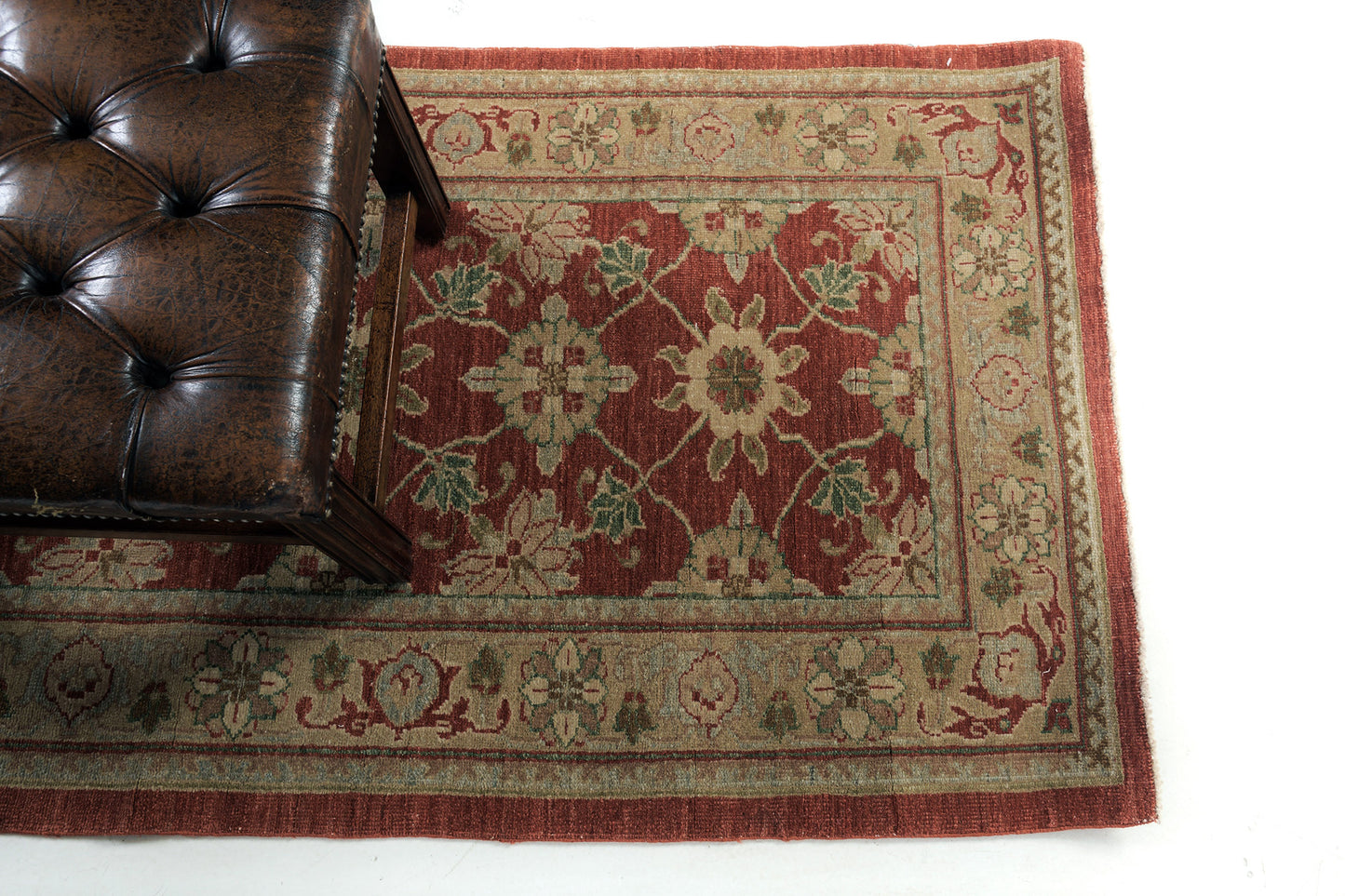 Natural Dye Varamin Design Runner D5065 Divine