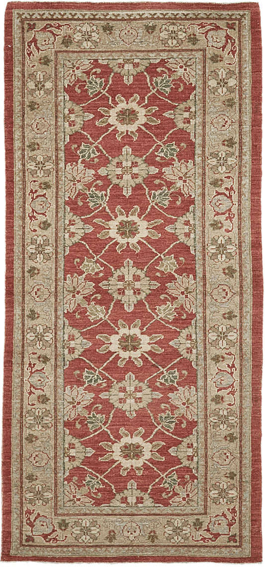 Natural Dye Varamin Design Runner D5065 Divine