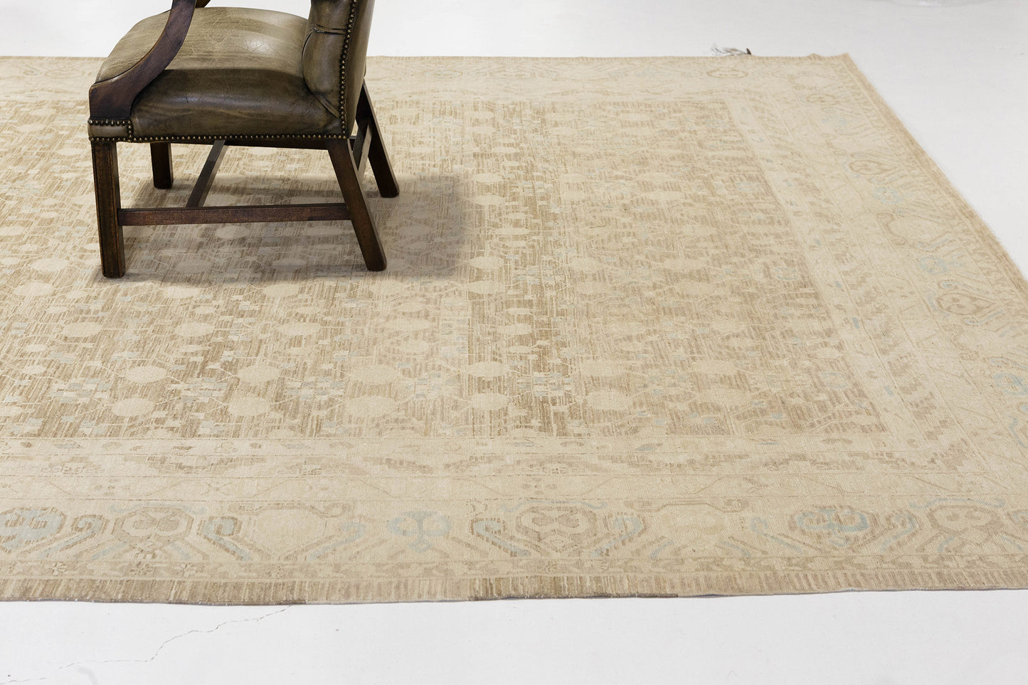Vintage Style Khotan Pomegranate Revival Rug