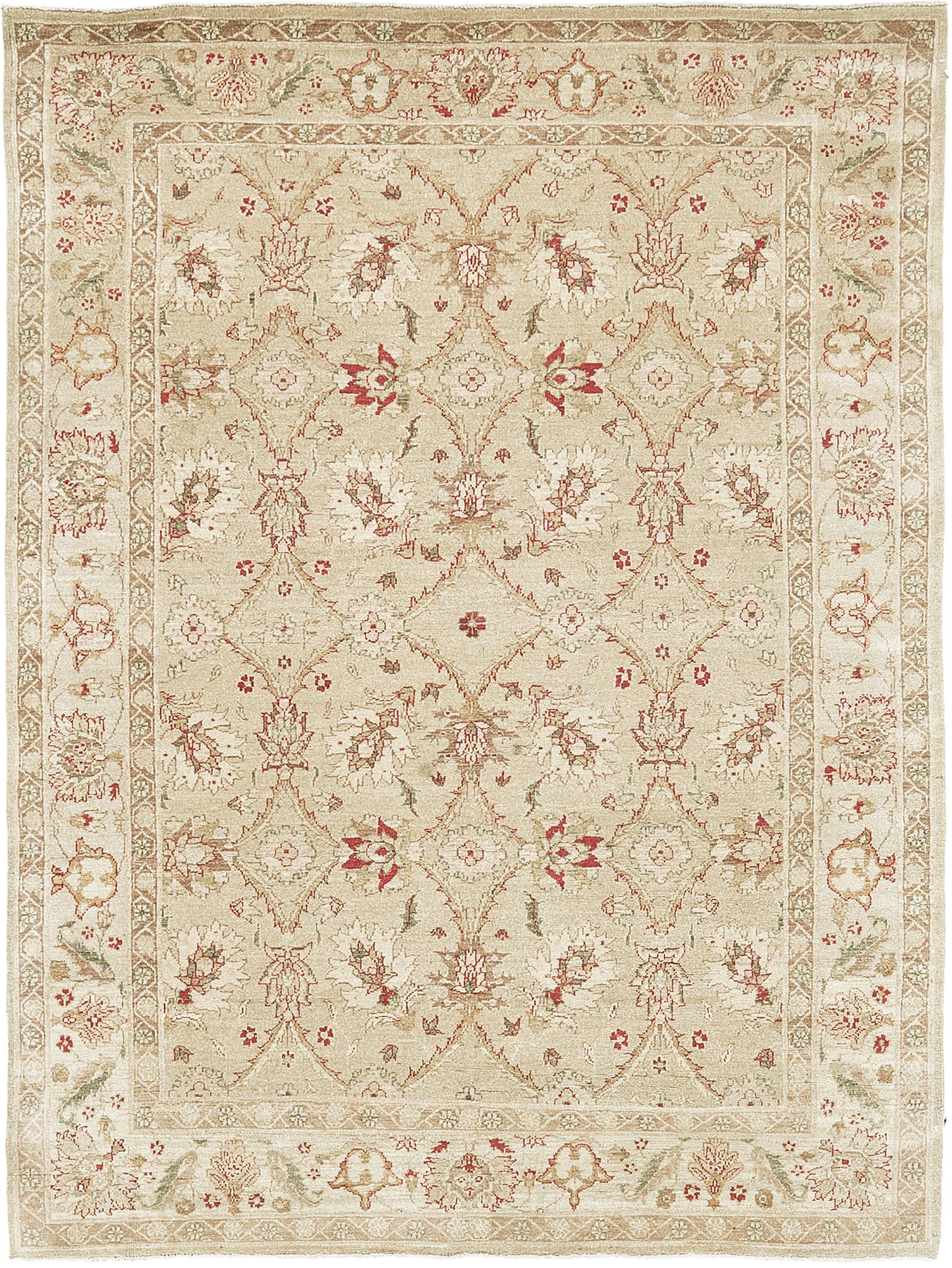 Natural Dye Sultanabad Design Rug D244 Divine