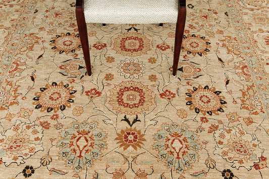 Natural Dye Tabriz Rug Revival D161 Bliss