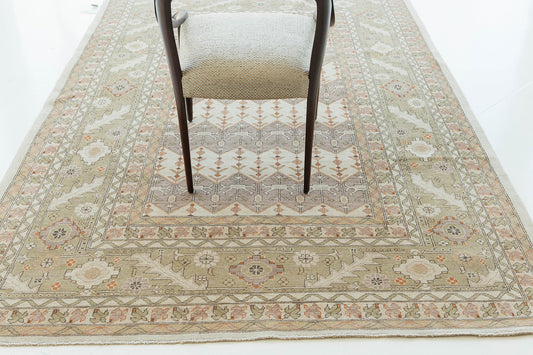 Natural Dye Bakhtiari Style Panel Design Rug D5105