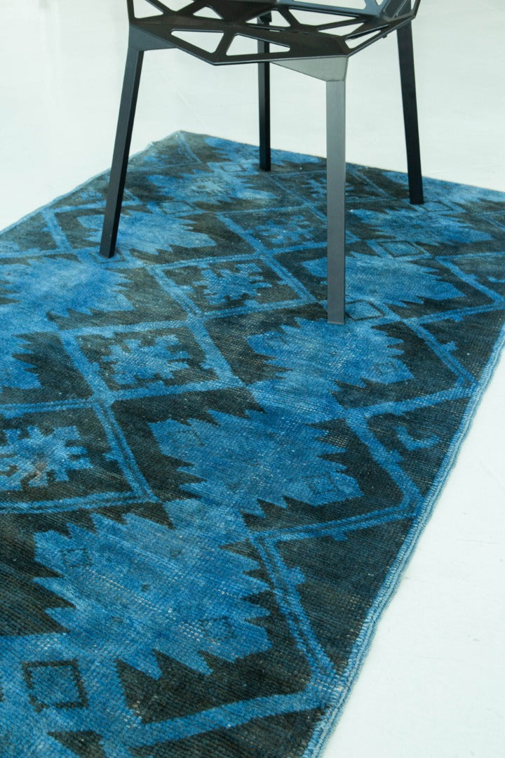 Overdyed Vintage Turkish Anatolian Rug