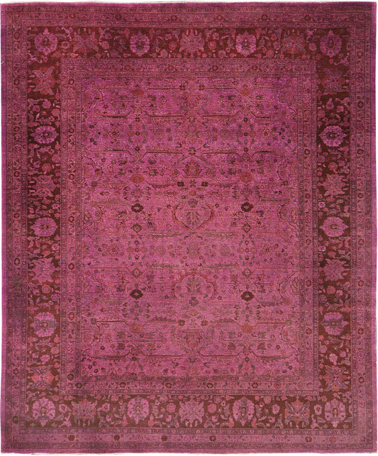 Overdyed Vintage Style Rug