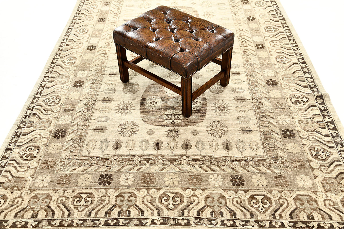 Natural Dye Khotan Revival Rug