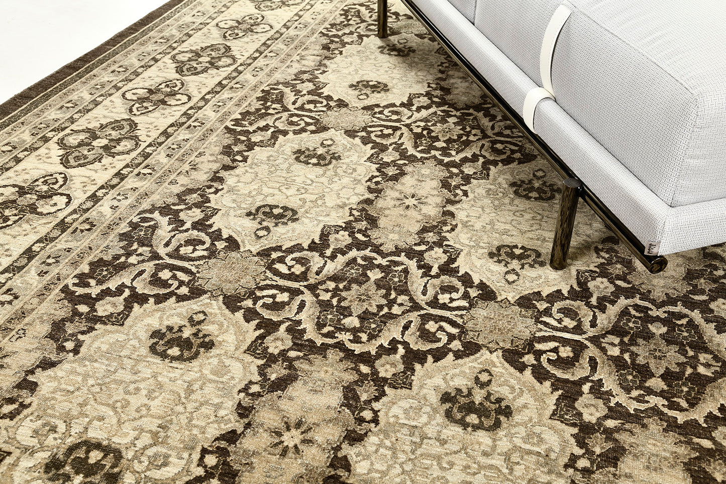Vintage Style Tabriz Design Rug D5169