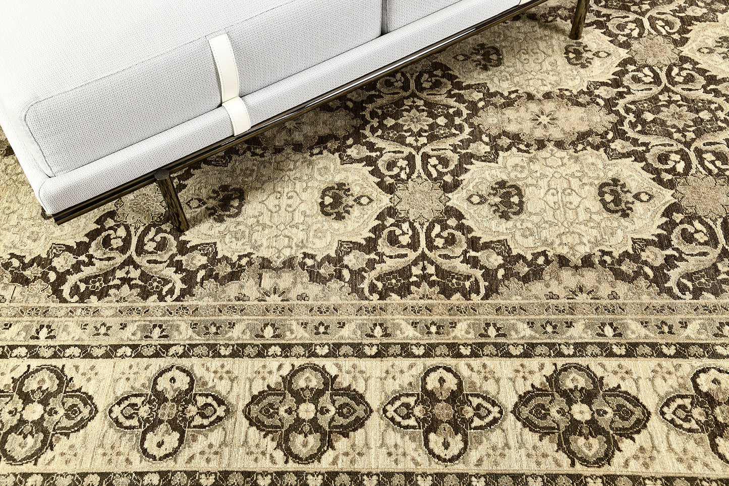 Vintage Style Tabriz Design Rug D5169