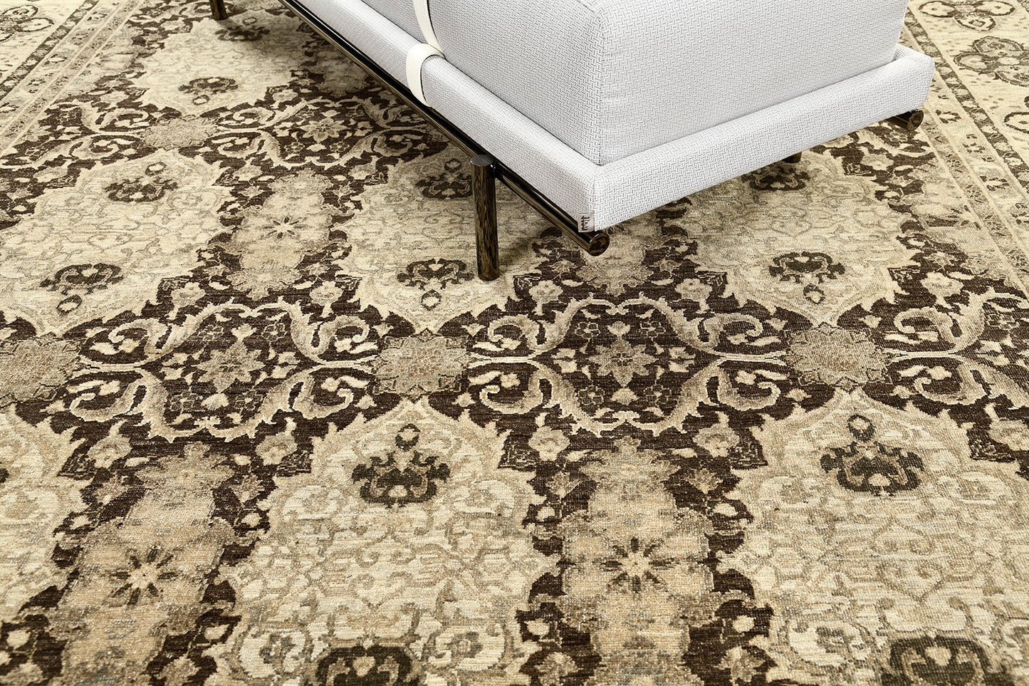 Vintage Style Tabriz Design Rug D5169