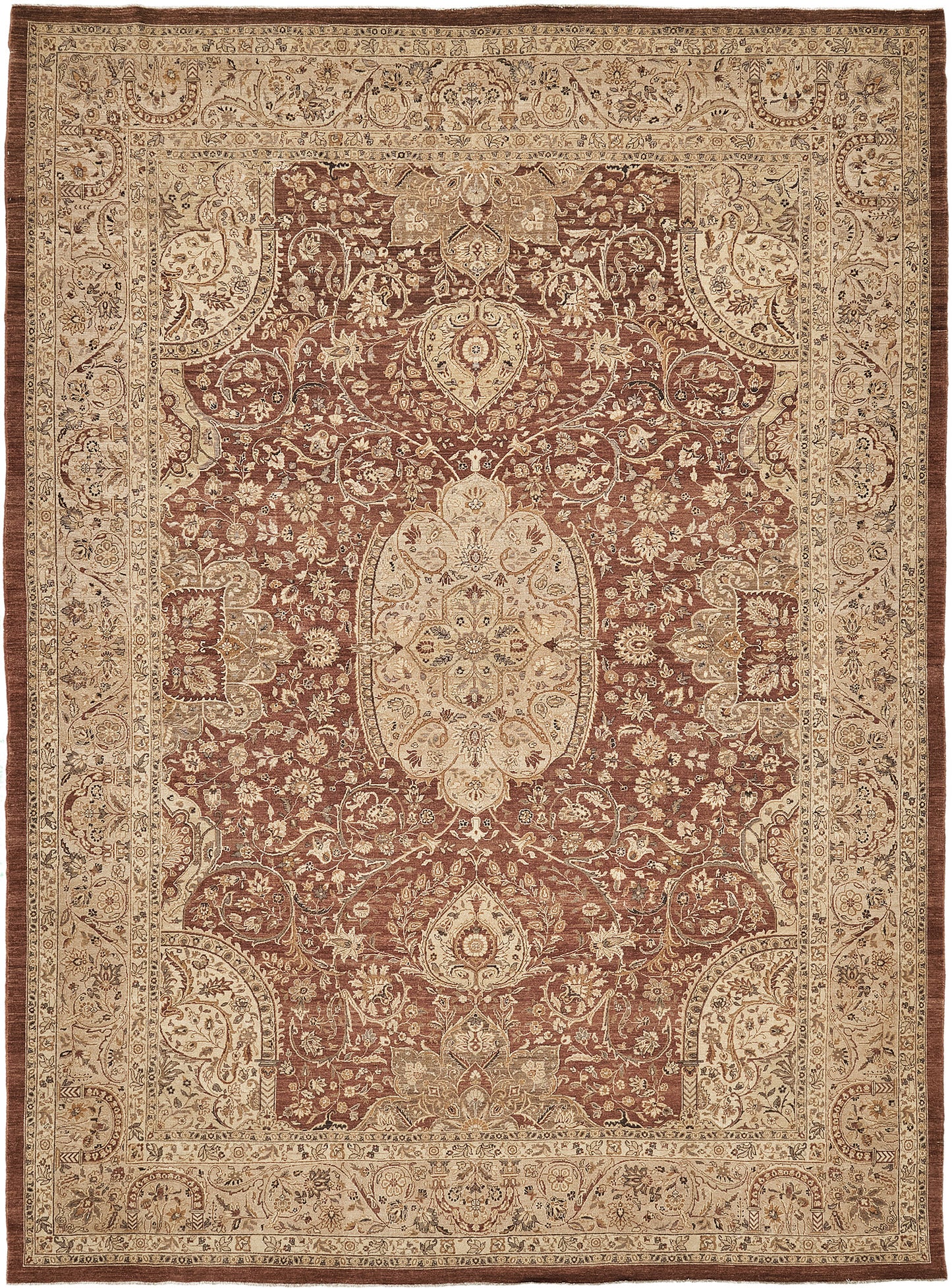 Natural Dye Classic Tabriz Revival Rug