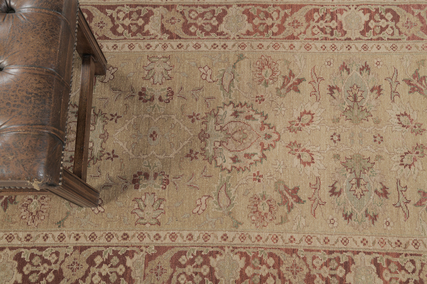 Natural Dye Sultanabad Design Runner Divine