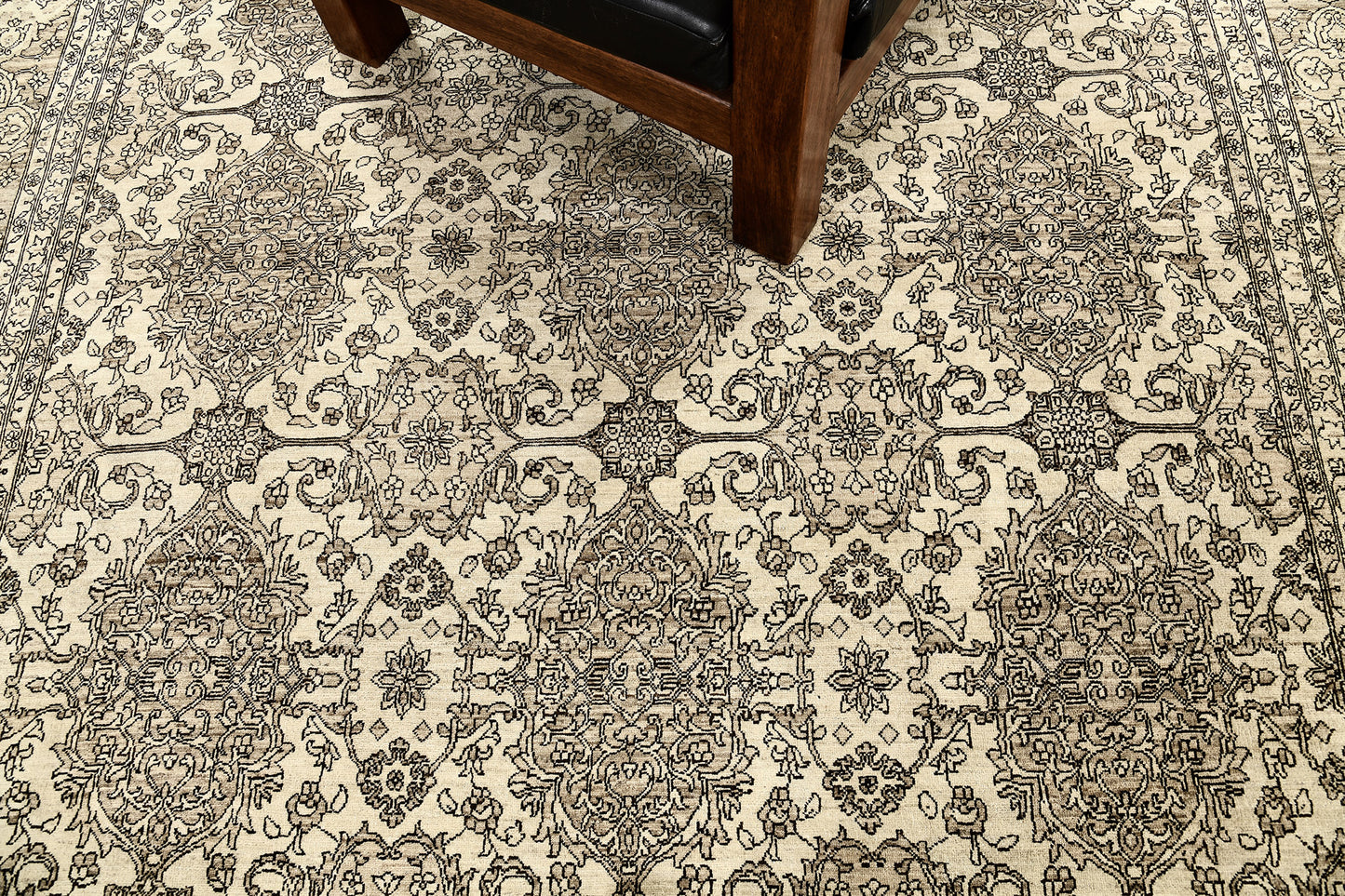 Vintage Style Tabriz Revival Rug