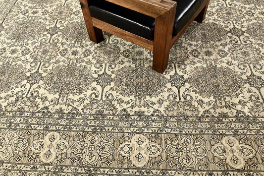 Vintage Style Tabriz Revival Rug