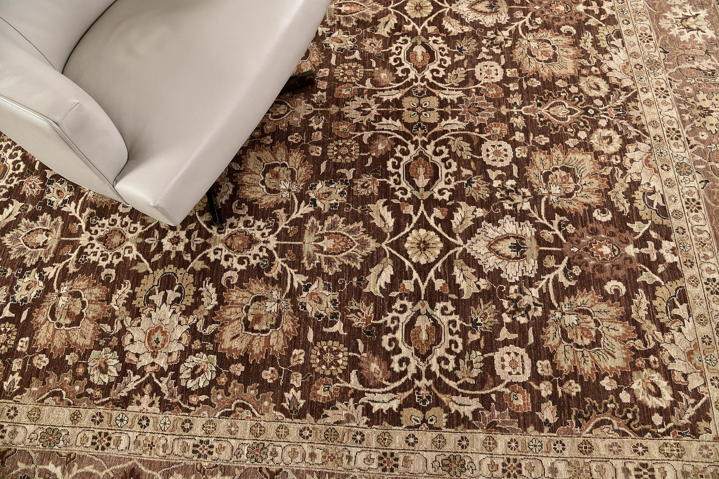 Natural Dye Tabriz Hadji Jalili Style Rug Fable