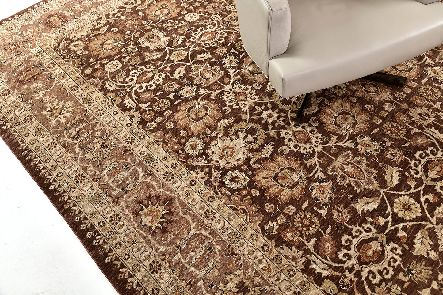 Natural Dye Tabriz Hadji Jalili Style Rug Fable