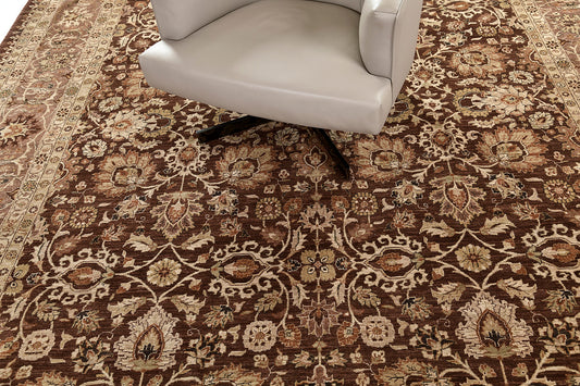 Natural Dye Tabriz Hadji Jalili Style Rug Fable